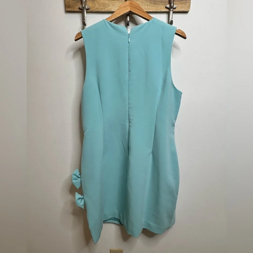 Fashion Nova Tiffany Blue Alana Bow Mini Dress - Picture 3 of 6